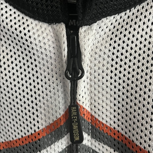 Harley-Davidson® Men's Bar & Shield Logo Mesh Jacket White Sz 2XL - Picture 14 of 14